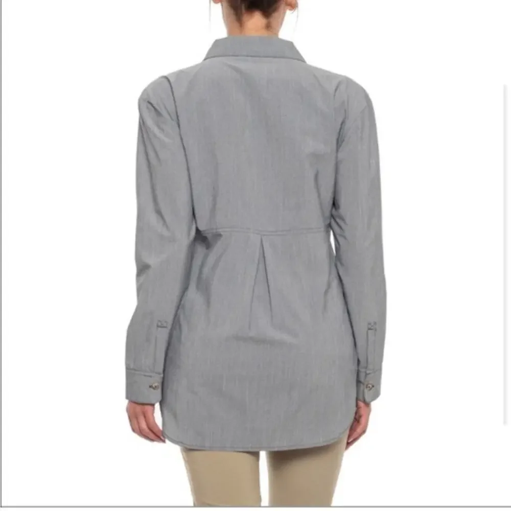 The North Face Women’s Stevie Shirt Button Up Tunic‎ Purple Size Medium - Picture 4 of 13